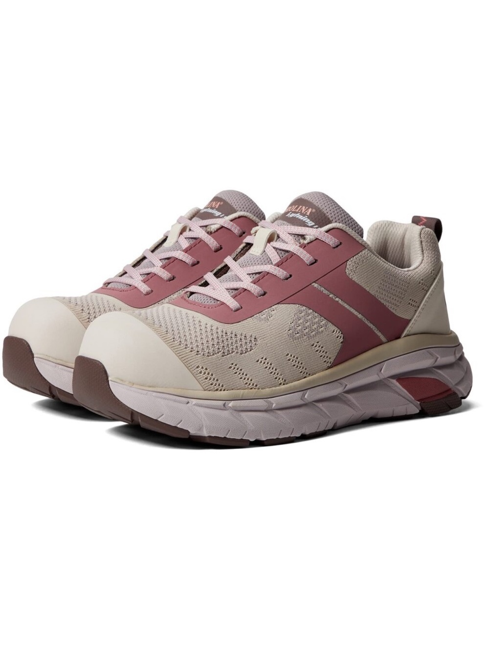 Carolina Women’s Azalea Lytning Composite Toe Work Safety Sneaker pink size 8